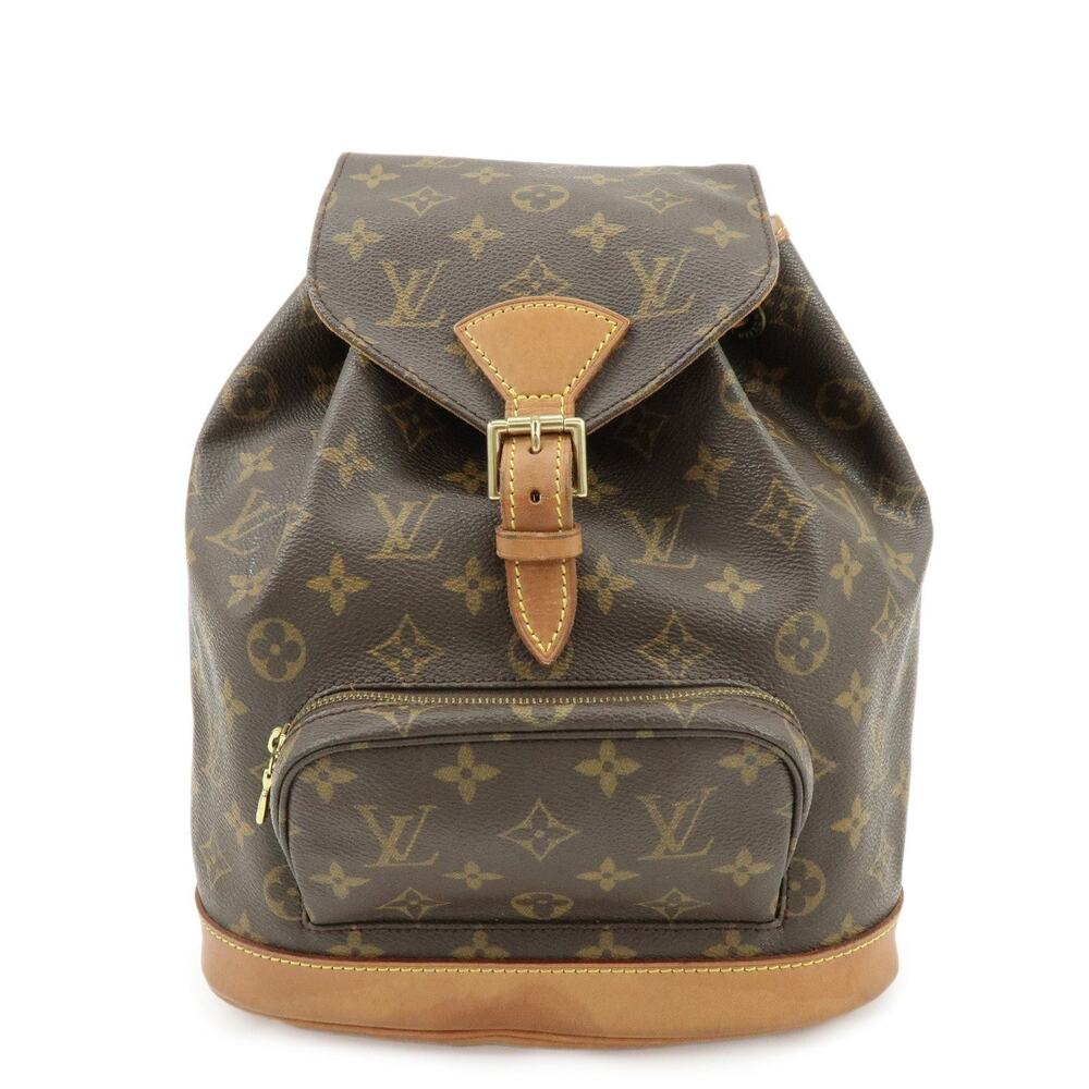 Louis Vuitton Monogram Montsouris MM Backpack Brown